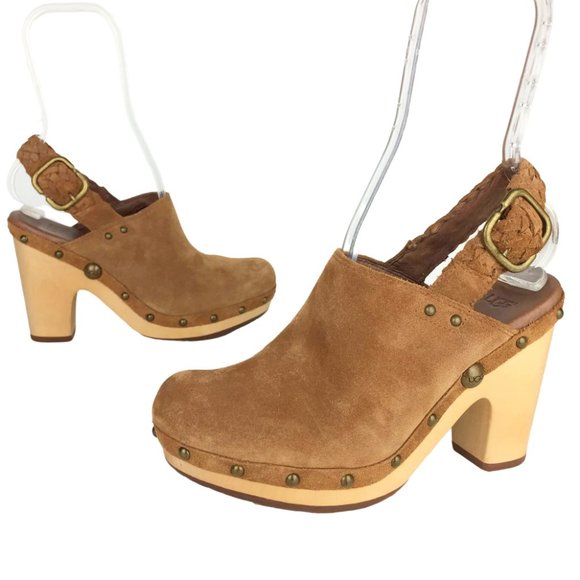 ugg clogs heels